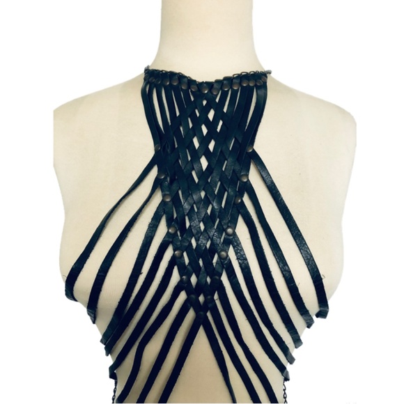 Bliss Lau Vanishing Halter Leather Body Harness - Picture 6 of 6